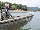 Auf dem Gazivoda-Stausee im Norden des Kosovos patrouillieren Pioniere des Bundesheeres.