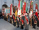 Abordnungen werden den Festakt umrahmen.