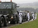 Die Soldaten übten für ihren Einsatz im Nahen Osten.