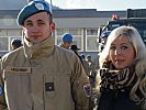 Gefreiter Marco Lintschinger mit seiner Schwester Sylvia Narnhofer.