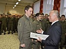 Oberleutnant Lichtmannegger und Leutnant Mantschev wurden befördert.