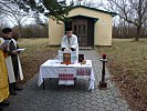 Vater Alexander Lapin feierte das Fest der Theophanie in der Wallenstein-Kaserne...