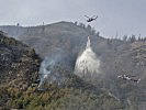 Maschinen des Bundesheeres und zivile Hubschrauber arbeiten eng zusammen.