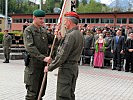 Generalleutnant Franz Reißner übergibt das Kommando an Oberst Johannes Nussbaumer.