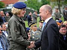 Verteidigungsminister Gerald Klug: "Vorbild für viele Frauen beim Österreichischen Bundesheer."