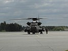 Ein Transporthubschrauber CH-53 der deutschen Bundeswehr.