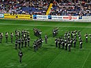 Die Militärmusik Niederösterreich bei der Rasenshow.