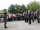 Meldung an den Bundespräsidenten Heinz Fischer.