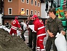 45 Soldaten der Jägerkompanie Saalfelden unterstützen die Einsatzkräfte.