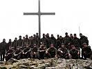 Die Straßer Milizsoldaten auf dem Zirbitzkogel.