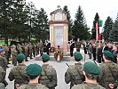 Am Mahnmal der italienischen Soldaten erklang "Il Silencio".