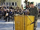 Streitkräftekommandant Generalleutnant Franz Reißner.