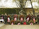 Die Einsatzorganisationen Bundesheer, Polizei, Feuerwehr und Rotes Kreuz ehrten ihre Toten.