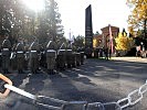 Kranzniederlegung im Gedenken an das Salzburger Hausregiment "Erzherzog Rainer".