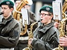 Seit Oktober ist die junge Musikerin Saxofonistin bei der Militärmusik.