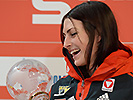 Korporal Janine Flock gewinnt den Gesamt-Weltcup im Skeleton.