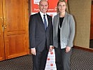 Verteidigungsminister Klug mit der Außenbeauftragten der EU, Federica Mogherini.