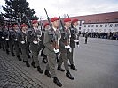 Die Soldaten der Garde zeigen ihr Können im Bereich der Repräsentation.