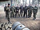 Die richtige Lagerung von Betriebsmitteln war ein Themenbereich der Übung.