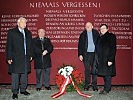 V.l.: Gerhard Kastelic, Winfried Garscha, Johannes Schwantner und Gerhard Baumgartner.