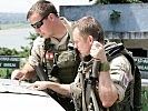 Als "Operations Officer" ist Oberst Schöpf, r., für die Sicherheit der EU-Soldaten verantwortlich.