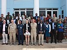 Die Teilnehmer des Kurses für "humanitäre Hilfe in West Afrika und darüber hinaus“.