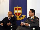 OSZE-Generalsekretär Zannier erörtert mit Brigadier Frank die Situation in der Ukraine.