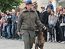 Viel Applaus für die Militärhunde, die in der Fußgängerzone zwei Vorführungen zeigten.