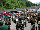 Die Militärmusik Salzburg bei der Pferdewallfahrt in Maria Kirchental.