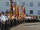 Traditionsverbände und zahlreiche Zuseher beim Traditionstag in Güssing.