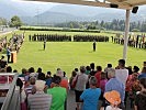 Zahlreiche Angehörige der Rekruten und die Bevölkerung von Satteins fanden Gefallen an dem würdigen Festakt der Angelobung.