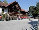 Vor dem Urichhaus am Bergisel wird der 3. Bergisel-Schlacht gedacht.