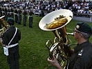 Kapellmeister Obendrauf begeisterte mit seinen Musikern das Publikum.