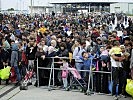 Tausende Flüchtlinge warten auf den Weitertransport.