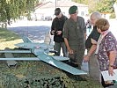 Die Heerestruppenschule führte die Drohne vor.