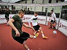 Die Rekruten demonstrierten südamerikanischen Straßenfußball vom Feinsten.