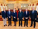 Vertreter der EU-Institutionen bei der Eröffnung.