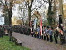 Das Kaiserjägerdenkmal oberhalb von Bregenz im Wald gelegen.