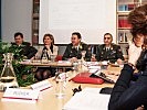 Generalmajor Johann Frank eröffnet die Konferenz.