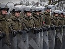 Soldaten des Bundesheeres gehen im Burgenland in den sicherheitspolizeilichen Assistenzeinsatz.