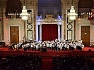 Das symphonische Orchester der Gardemusik.