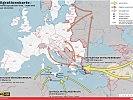 Migrationsbewegungen über die Mittelmeerroute.