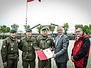 Vizeleutnant Hans Knolz erhielt das Ehrenzeichen des Landes Kärnten.