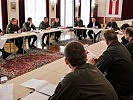 Hans Peter Doskozil wurd über Aufgaben im Bereich des Militärkommandos Wien informiert.