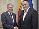 Verteidigungsminister Doskozil und Kärntens Landeshauptmann Kaiser.