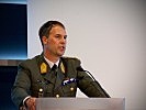 Brigadier Philipp Eder, Leiter der Abteilung für Militärstrategie, referierte zu den Einsatzkonzepten des Bundesheeres.