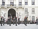 Die Garde beeindruckte mit ihrer Showvorführung.