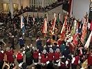 Rund 500 Musikantinnen und Musikanten im Landhaus.