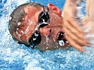 50 Meter Schwimmen Freistil in 29,5 Sekunden.