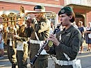 Korporal Katrin Rechberger spielt bei der Militärmusik Steiermark.